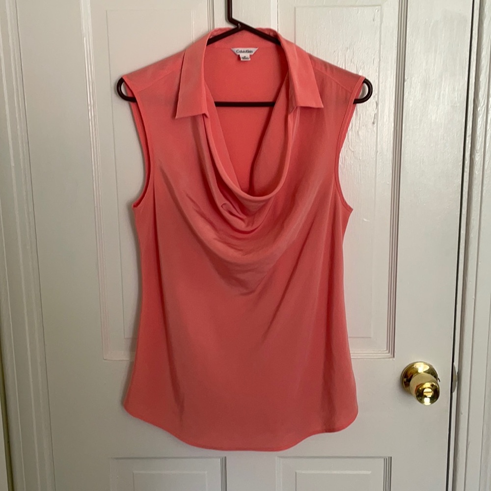Medium Pink Sleeveless Calvin Klein Top